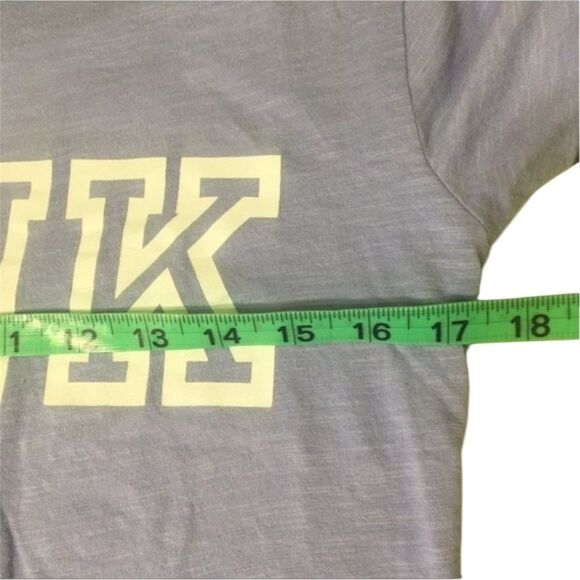 PINK Victoria's Secret Lavender Purple Ringer T-Shirt Women's Size S Graphic Tee - Picture 4 of 8